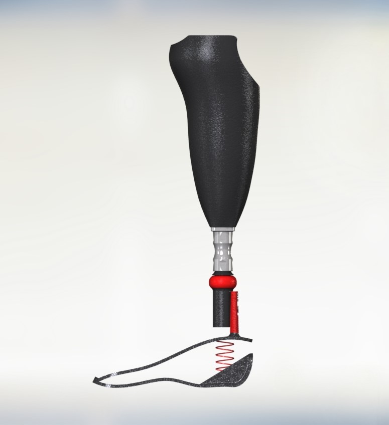 膝关节假体下面